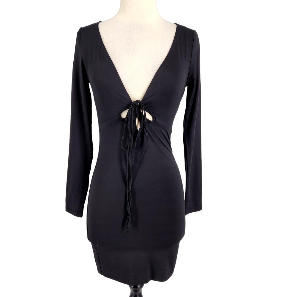 Princess Polly Recycled polyester Stretch Mini Dress W Cutouts  Size 4